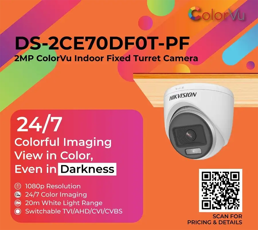 DS-2CE70DF0T-PF 2.8mm