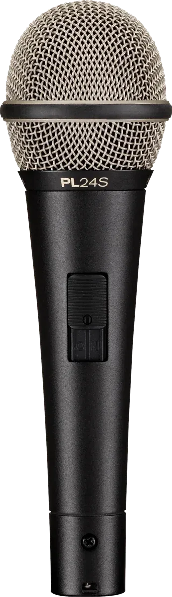 Electro-Voice PL24S supercardioid vocal mic with on/off switch