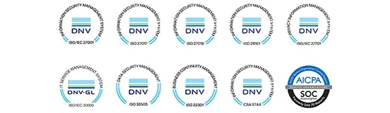 EZVIZ information security, privacy and cloud security certifications
