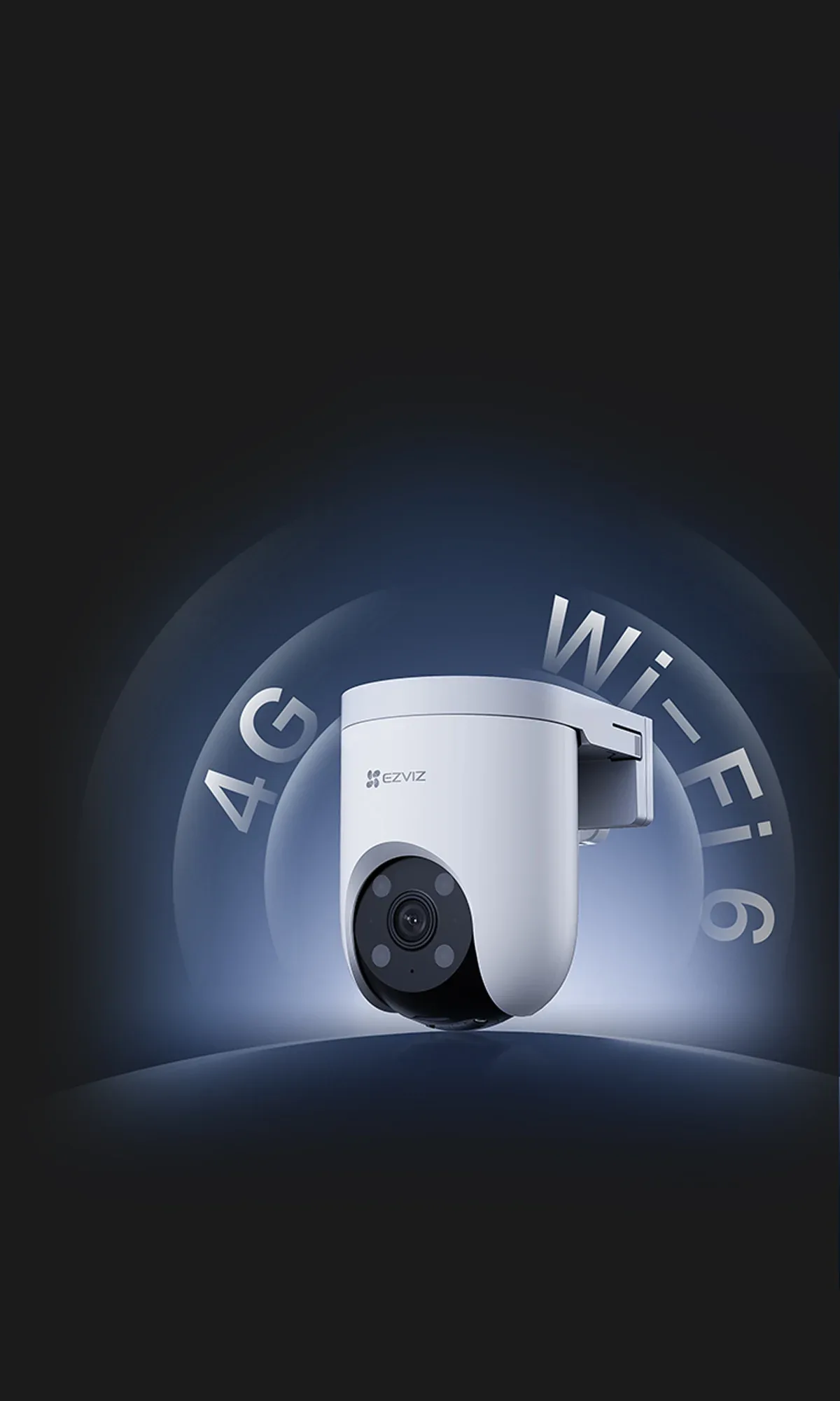 EZVIZ H8c Pro 4G with 4G and Wi-Fi connectivity
