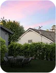Villa backyard