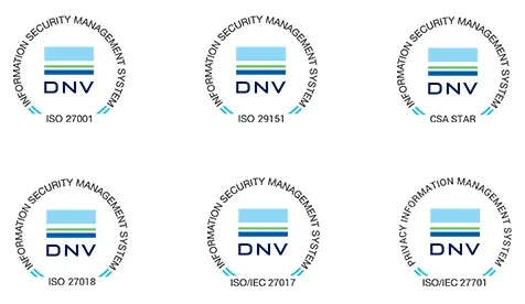 EZVIZ DNV certifications for ISO/IEC 27001, ISO/IEC 27701, CSA STAR and more