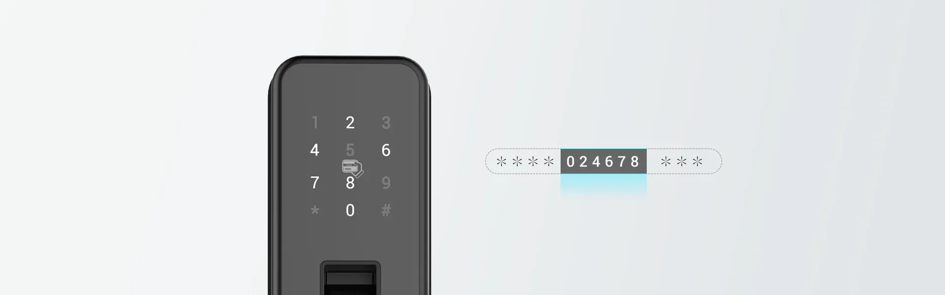 EZVIZ DL10 keypad with virtual PIN that hides your real code among random digits