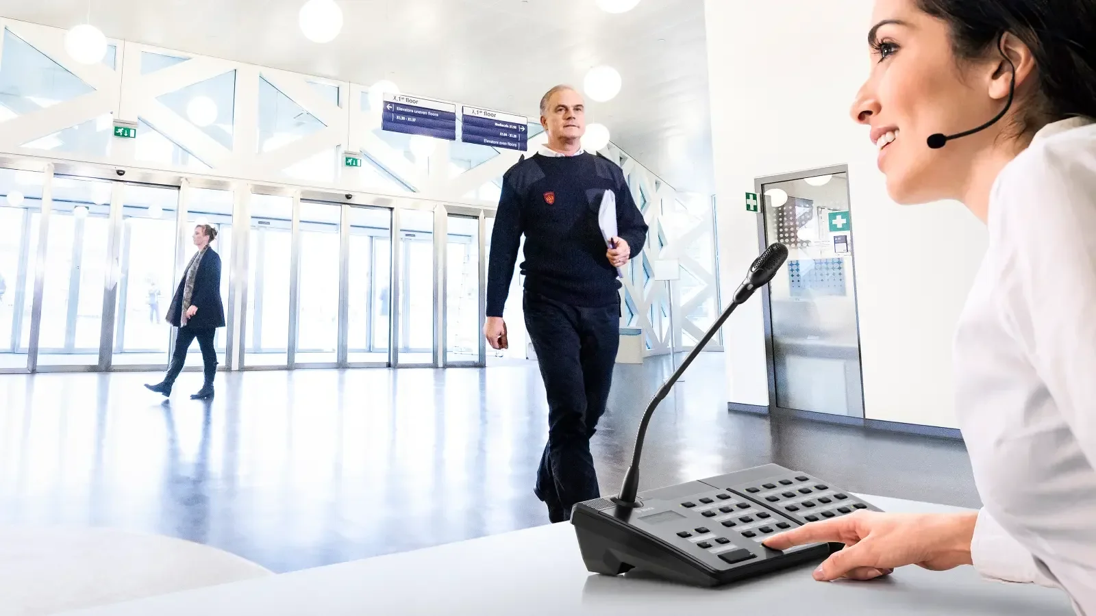 Bosch PAVIRO public address and voice evacuation system with call station